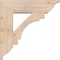 Ekena Millwork Merced Traditional Smooth Bracket w/ Offset Brace, Douglas Fir, 7 1/2"W x 26"D x 26"H BKT0806X26X26MRC01SDF - alternate 2